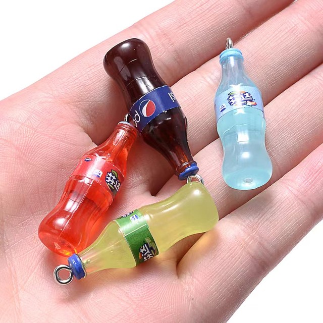 Fashion Charms Bottle, Jewelry Drink Charm, Water Bottle Charms